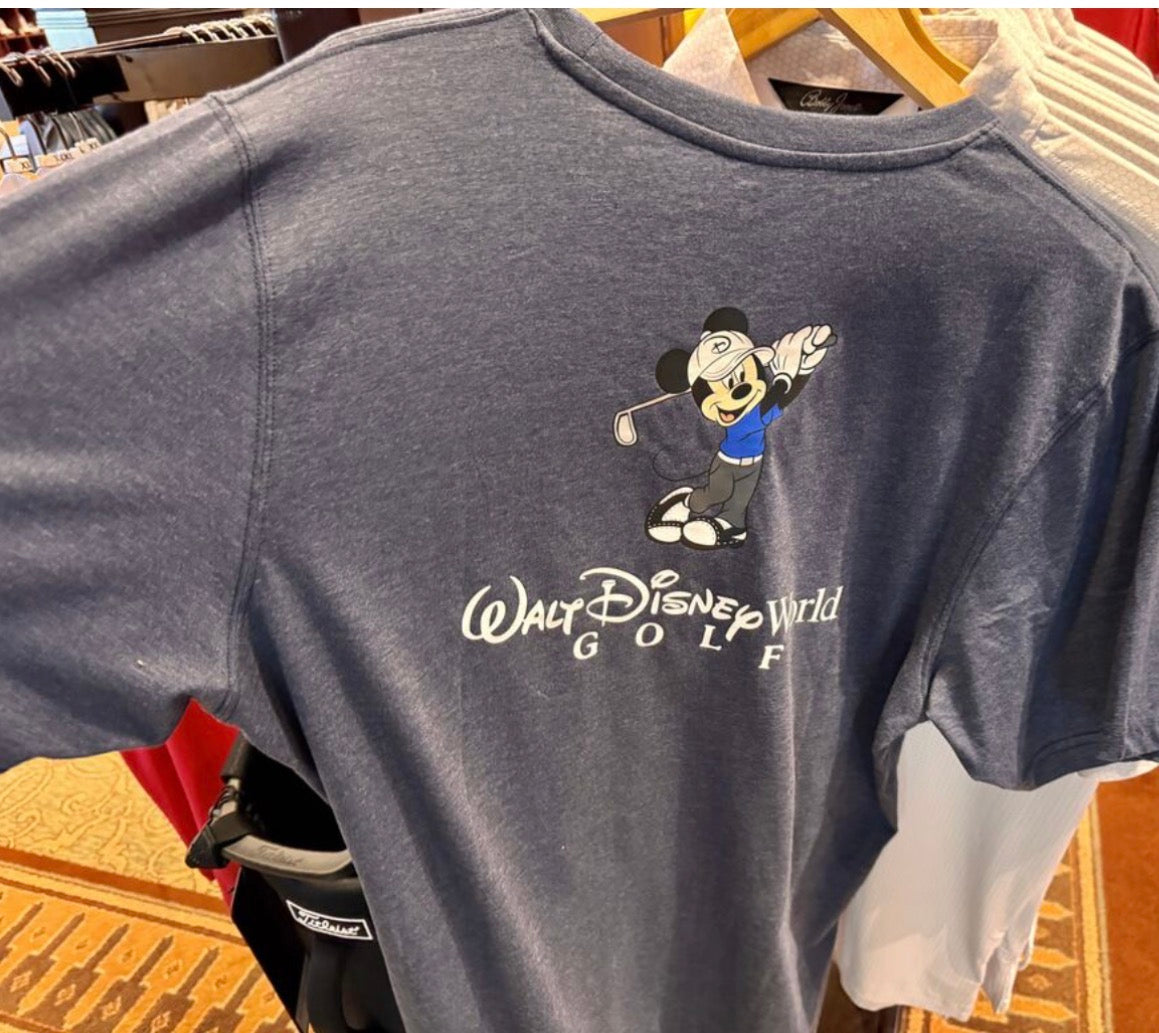 Walt Disney World Grey Golf T-Shirt