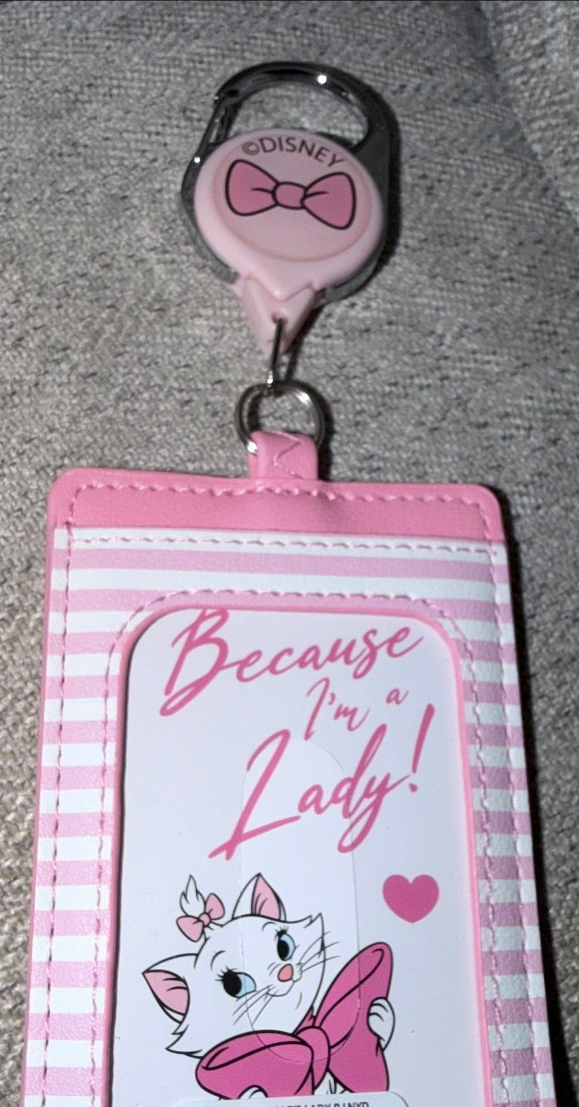 Aristocats Marie Retractable Card Holder