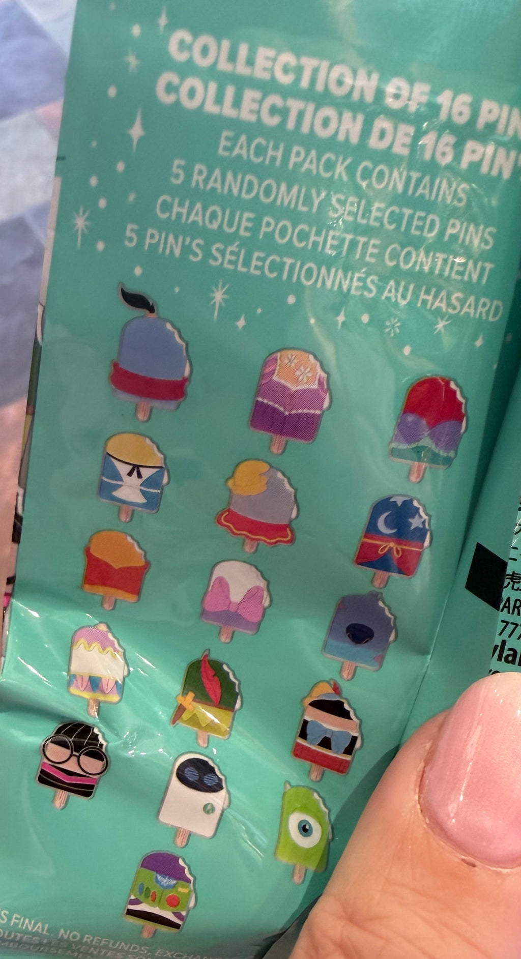 Disney Ice Cream Series 2 Mystery Pins