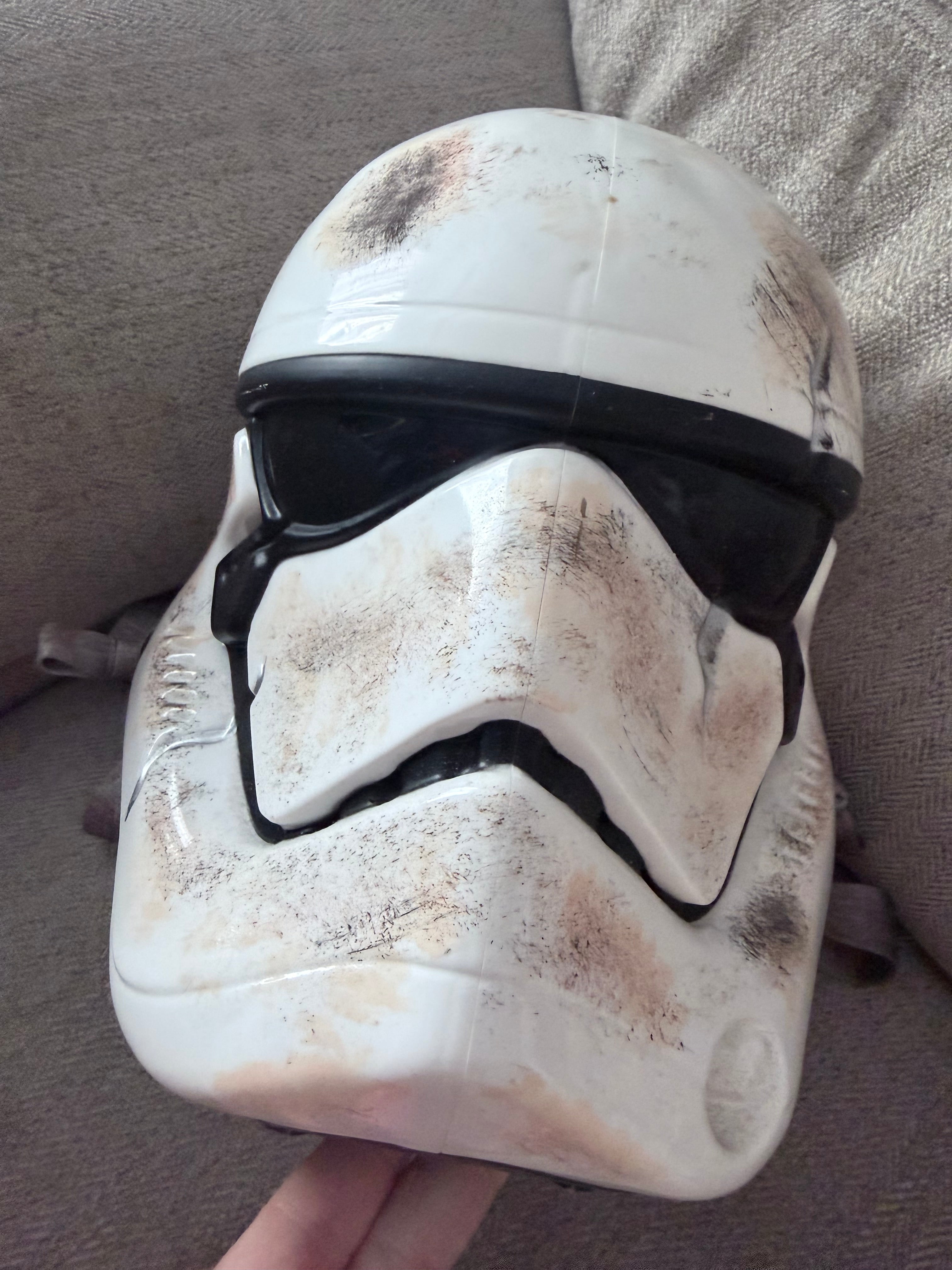 Salvaged Stormtrooper Helmet Popcorn Bucket