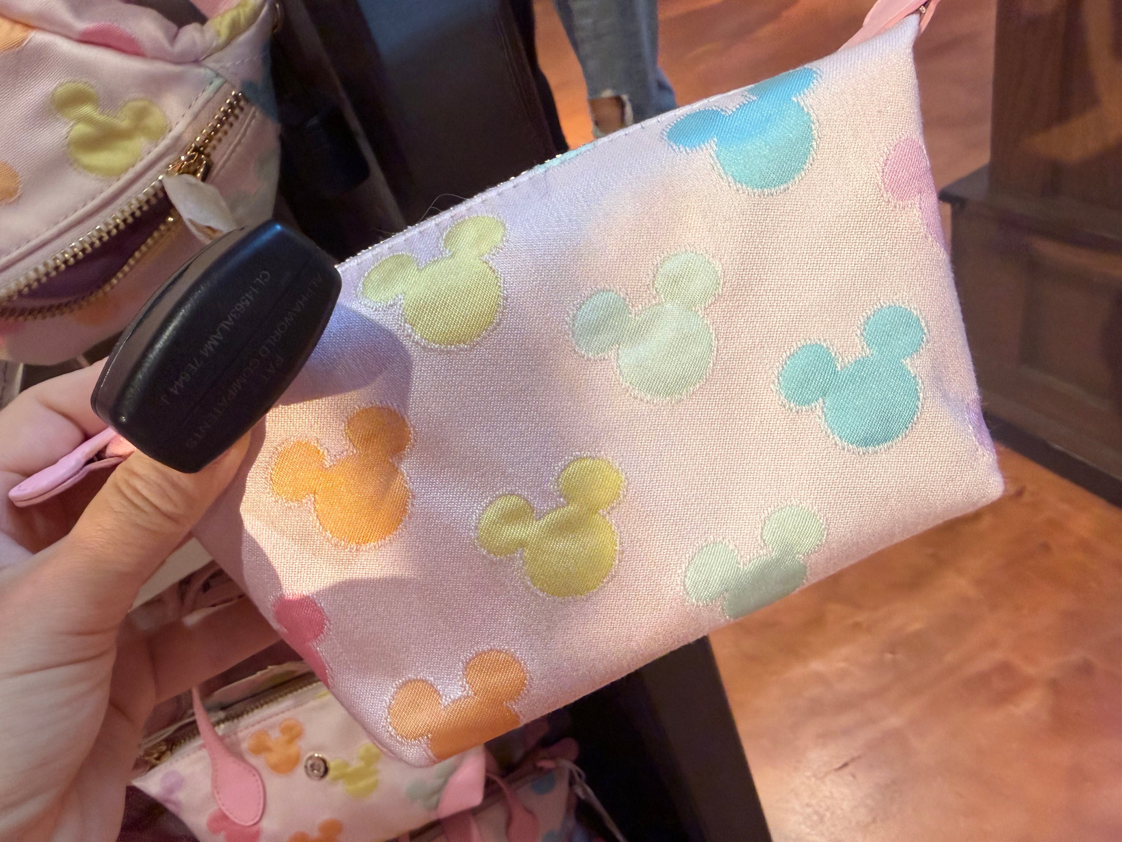 Stoney Clover Mini Pouch Rainbow Mickey Head