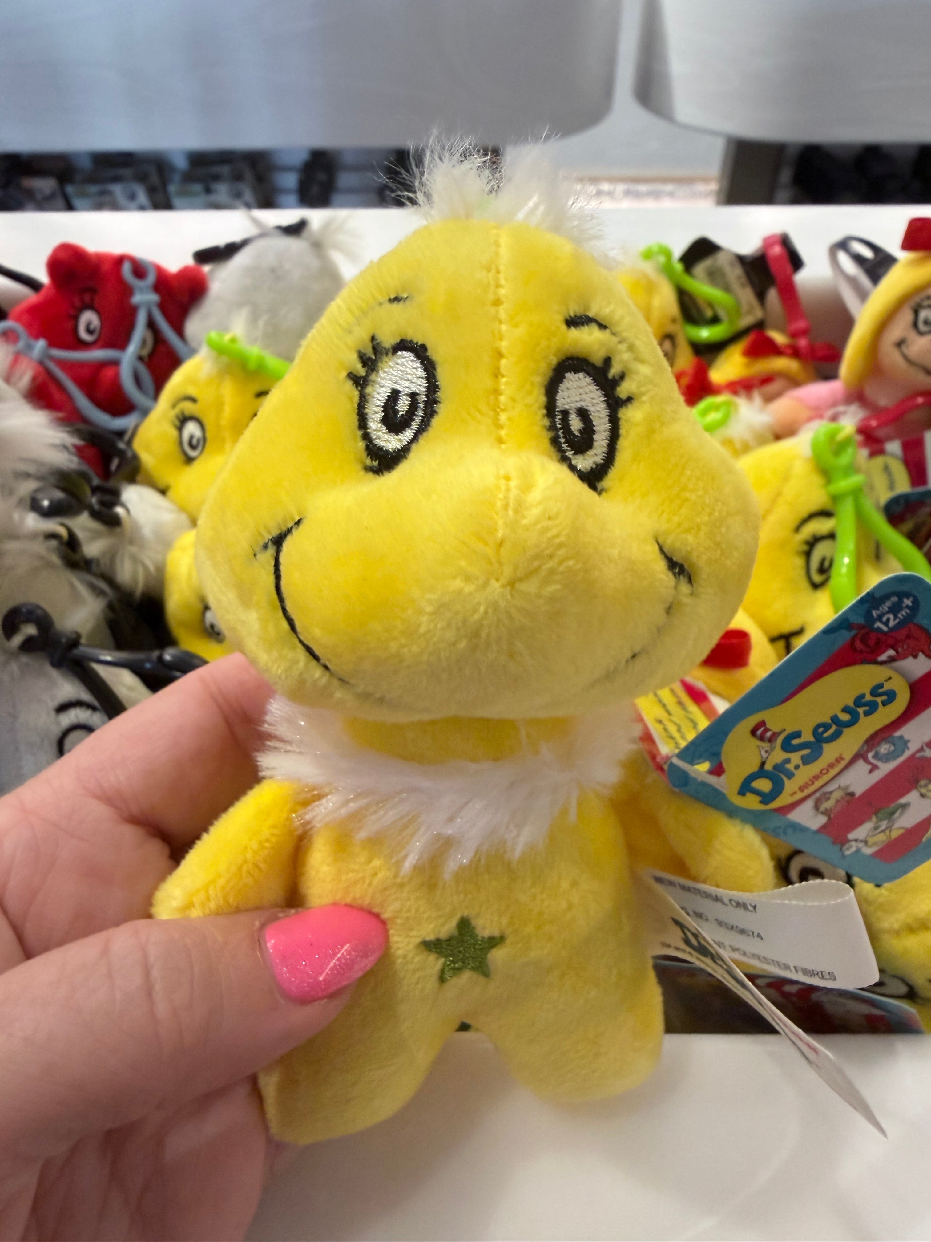 Dr Seuss Keychain Bag Charm - Yellow