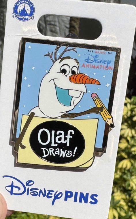 Olaf Draws! Pin