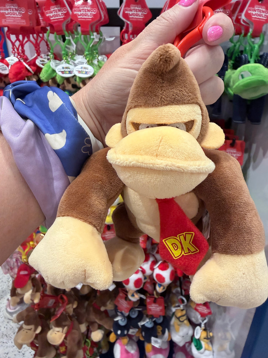 Super Nintendo World Plush Keychain