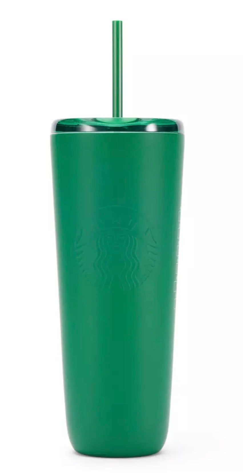 Green Park Days and Lattes Tumbler with Straw