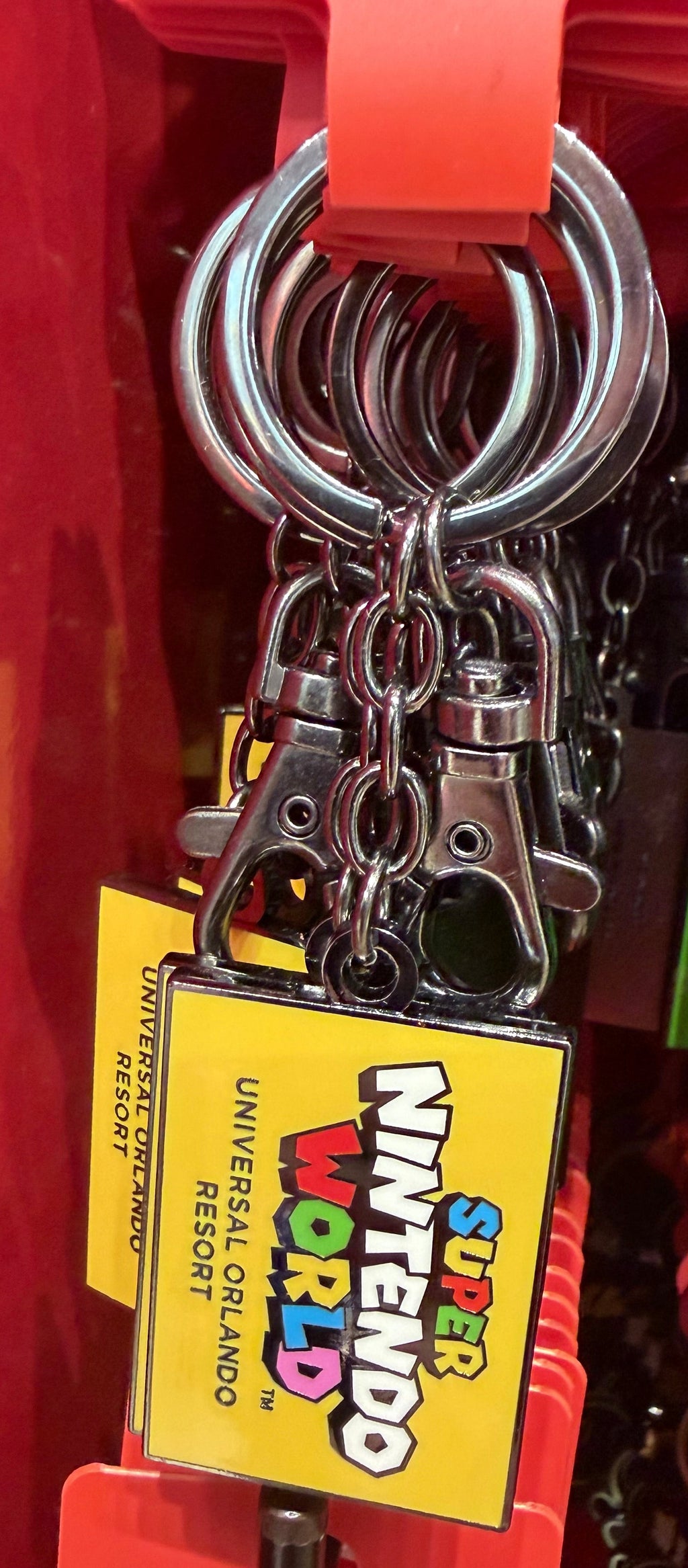 Super Nintendo World Keyring