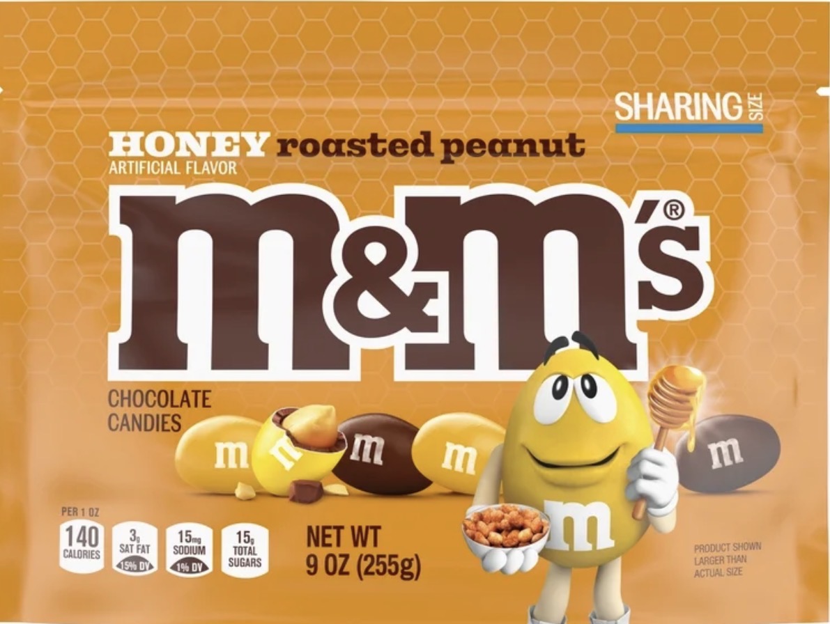 M&M's Honey Roasted Peanut Chocolate Candy - 9.0 oz
