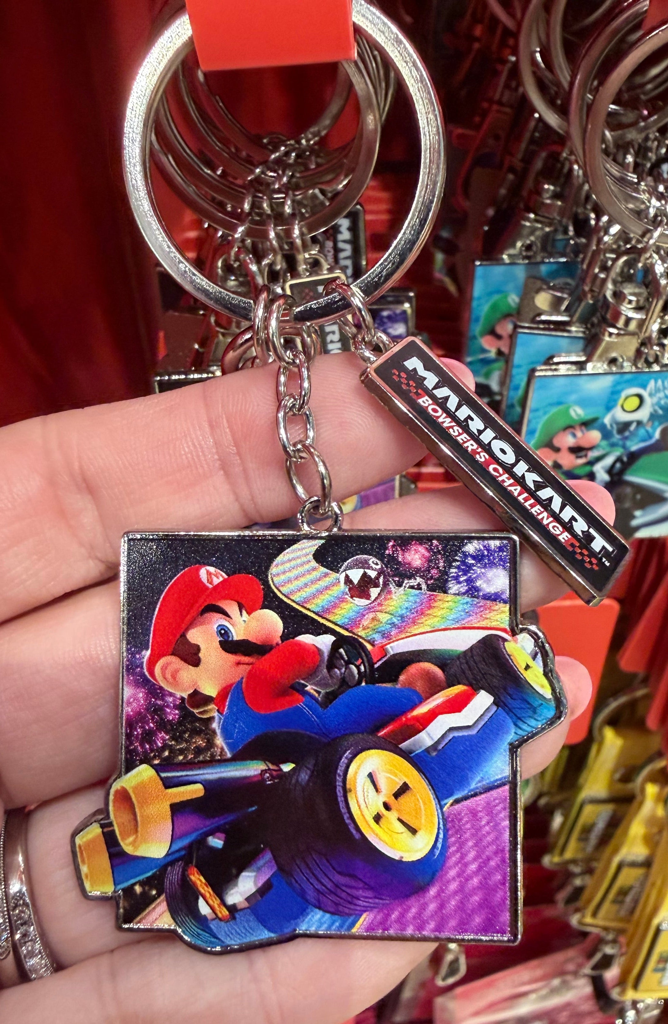 Mario Kart Character Keyring