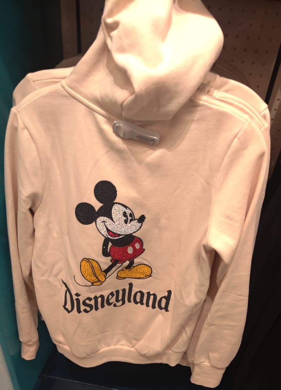 Disneyland Mickey Mouse Rhinestone Hoodie