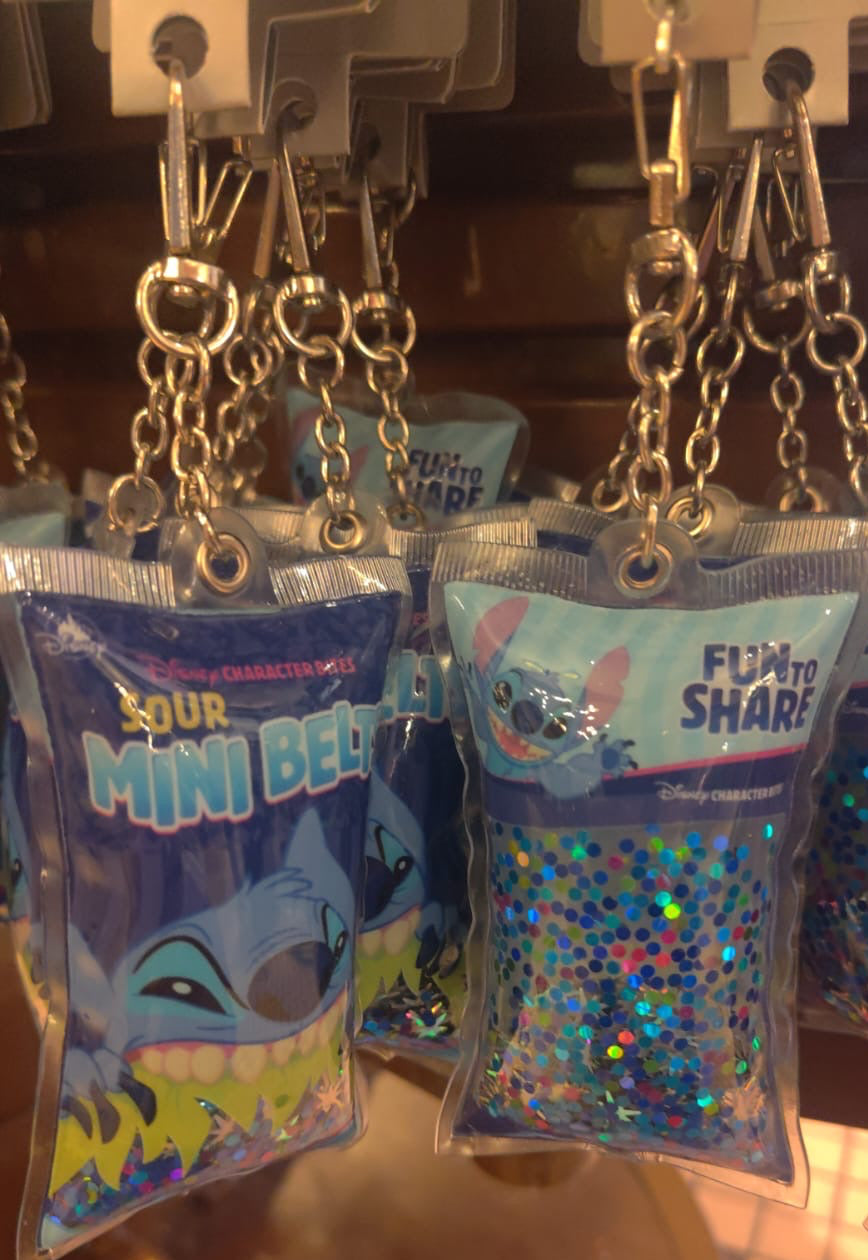 Stitch Sour Mini Belts Keyring