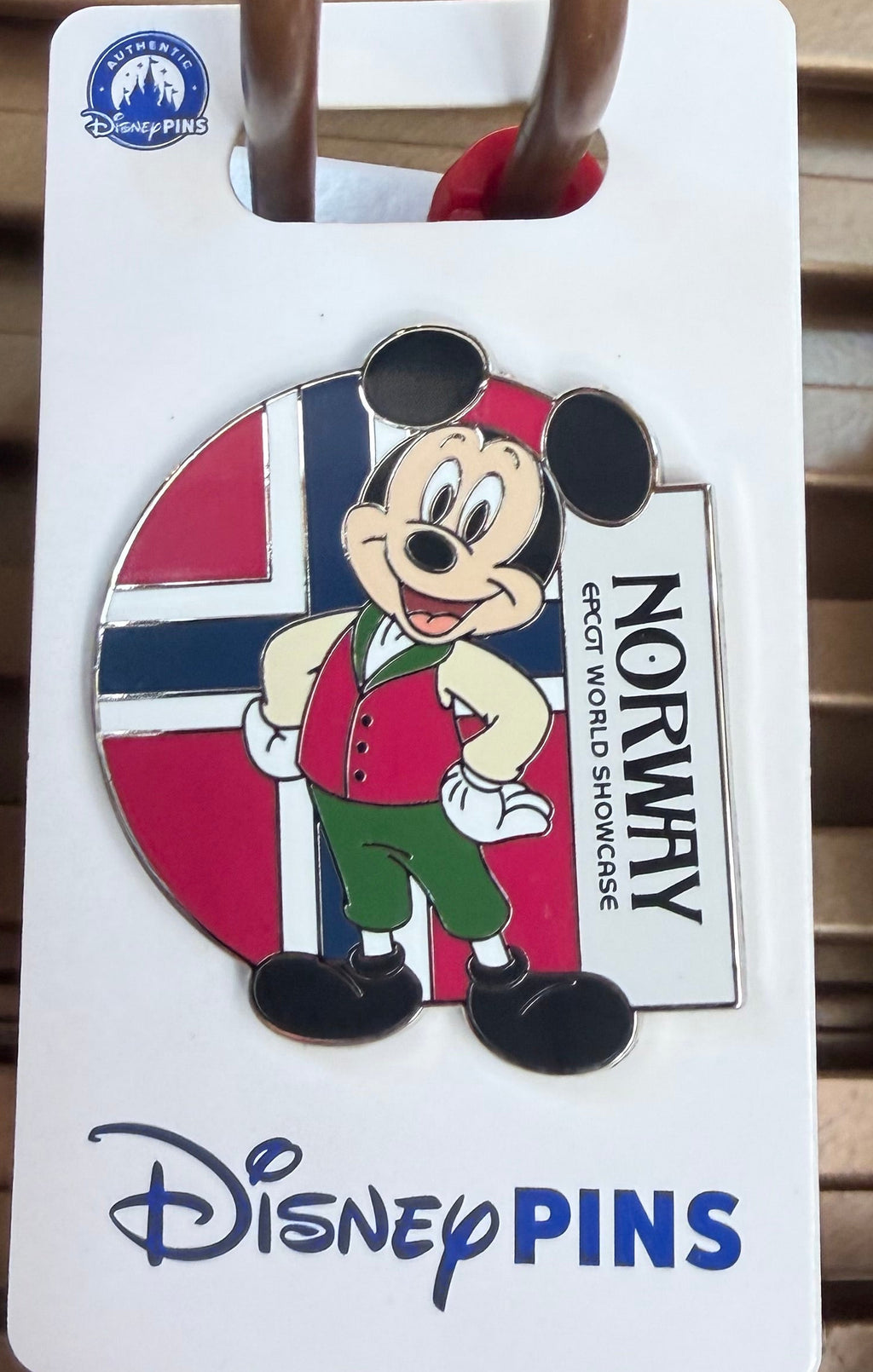 World Showcase Mickey Pins - 11 Countries Available