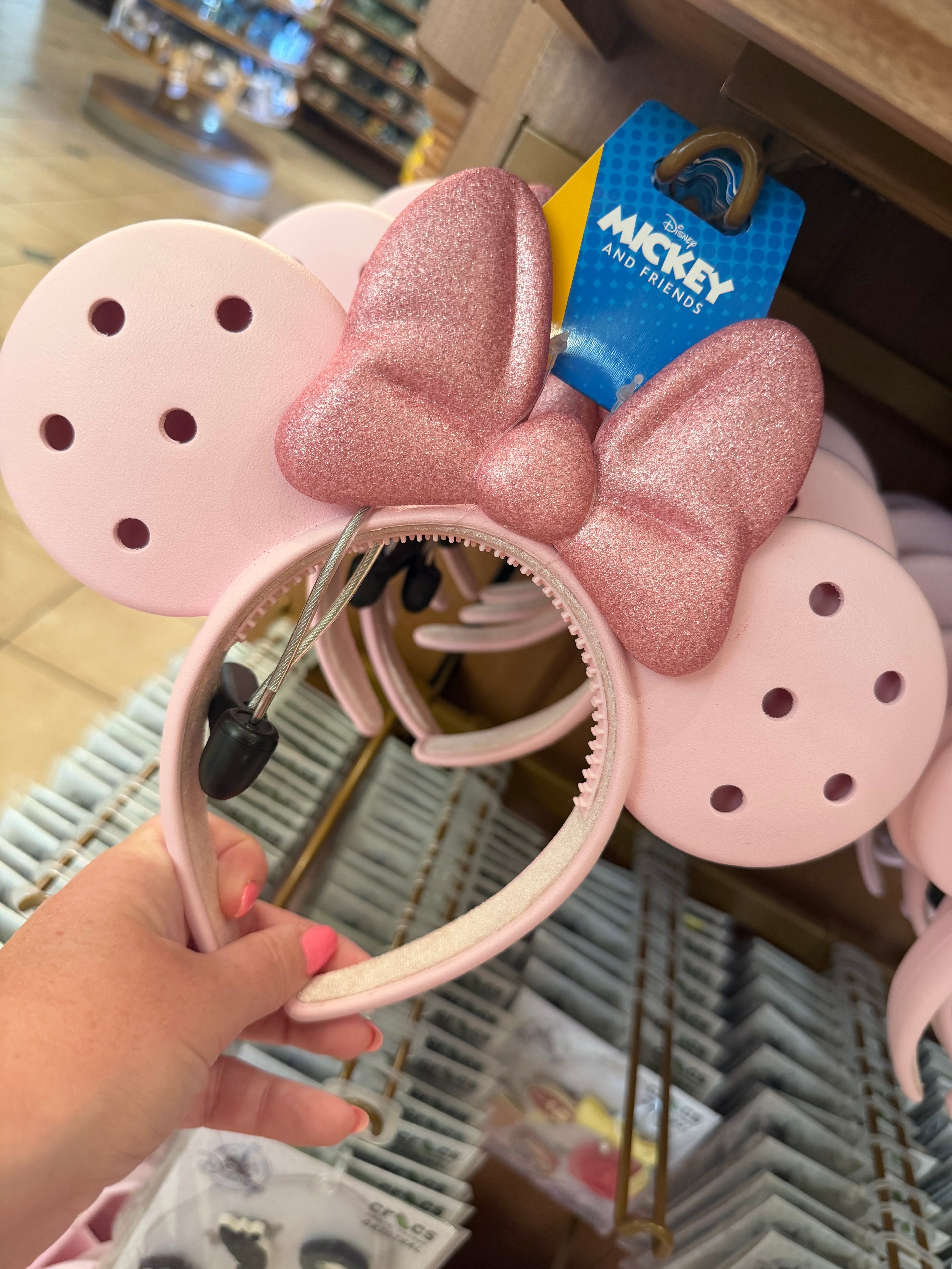 Minnie Pink Crocs Ears