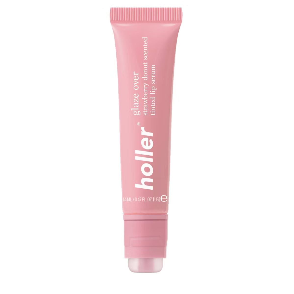 Holler and Glow Glaze Over Strawberry Donut Scented Tinted Lip Serum - 0.47 fl oz
