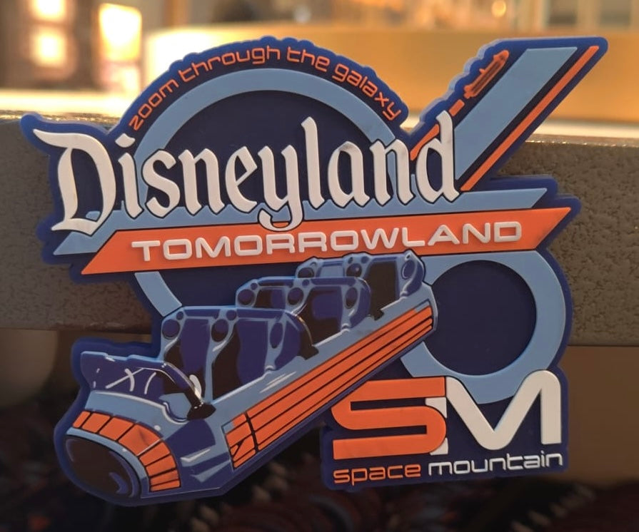Disneyland Tomorrowland Space Mountain Magnet