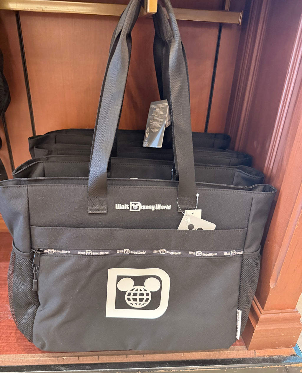 Walt Disney World Large Black Tote Bag
