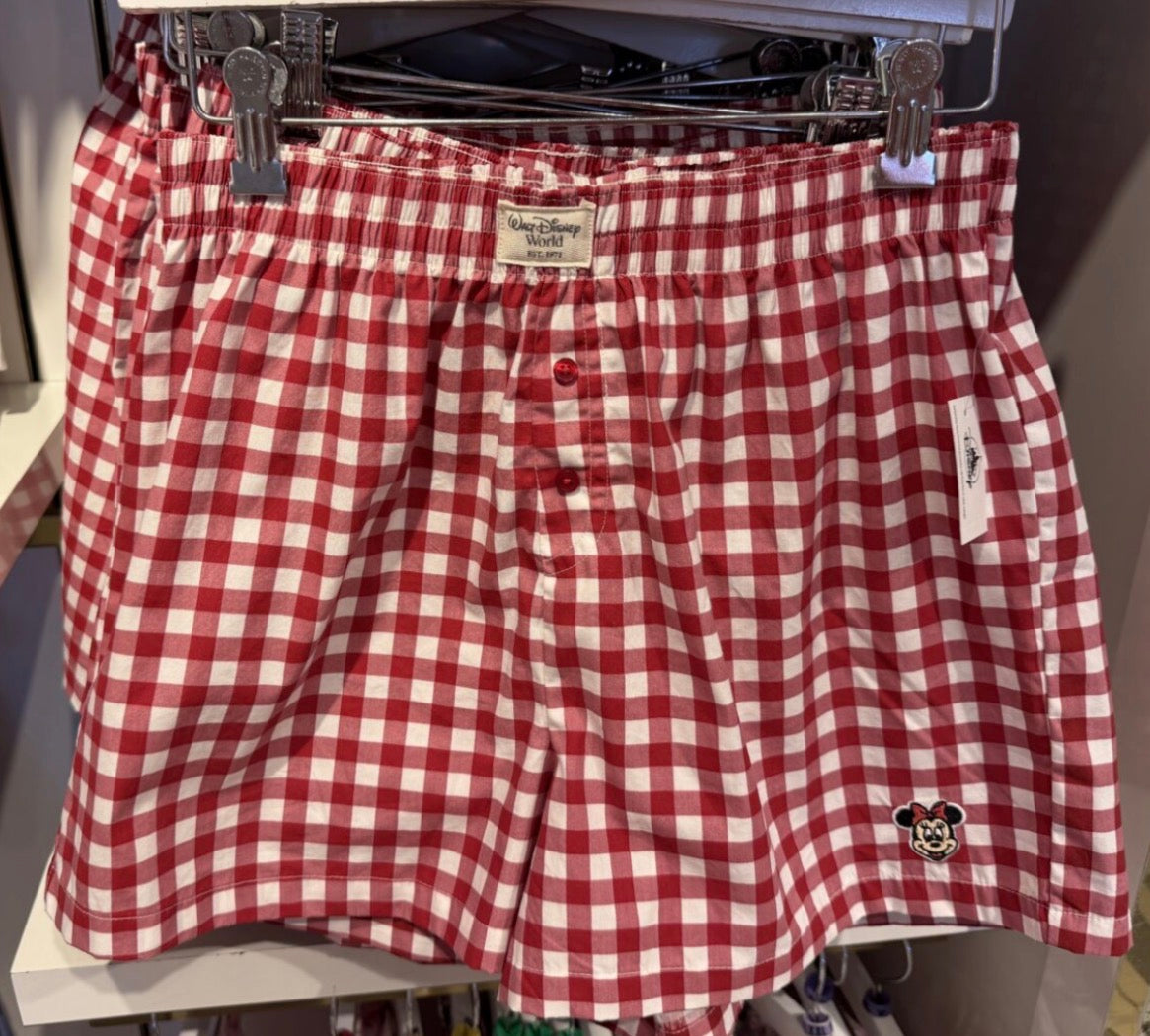 Red Minnie Loungewear Shorts