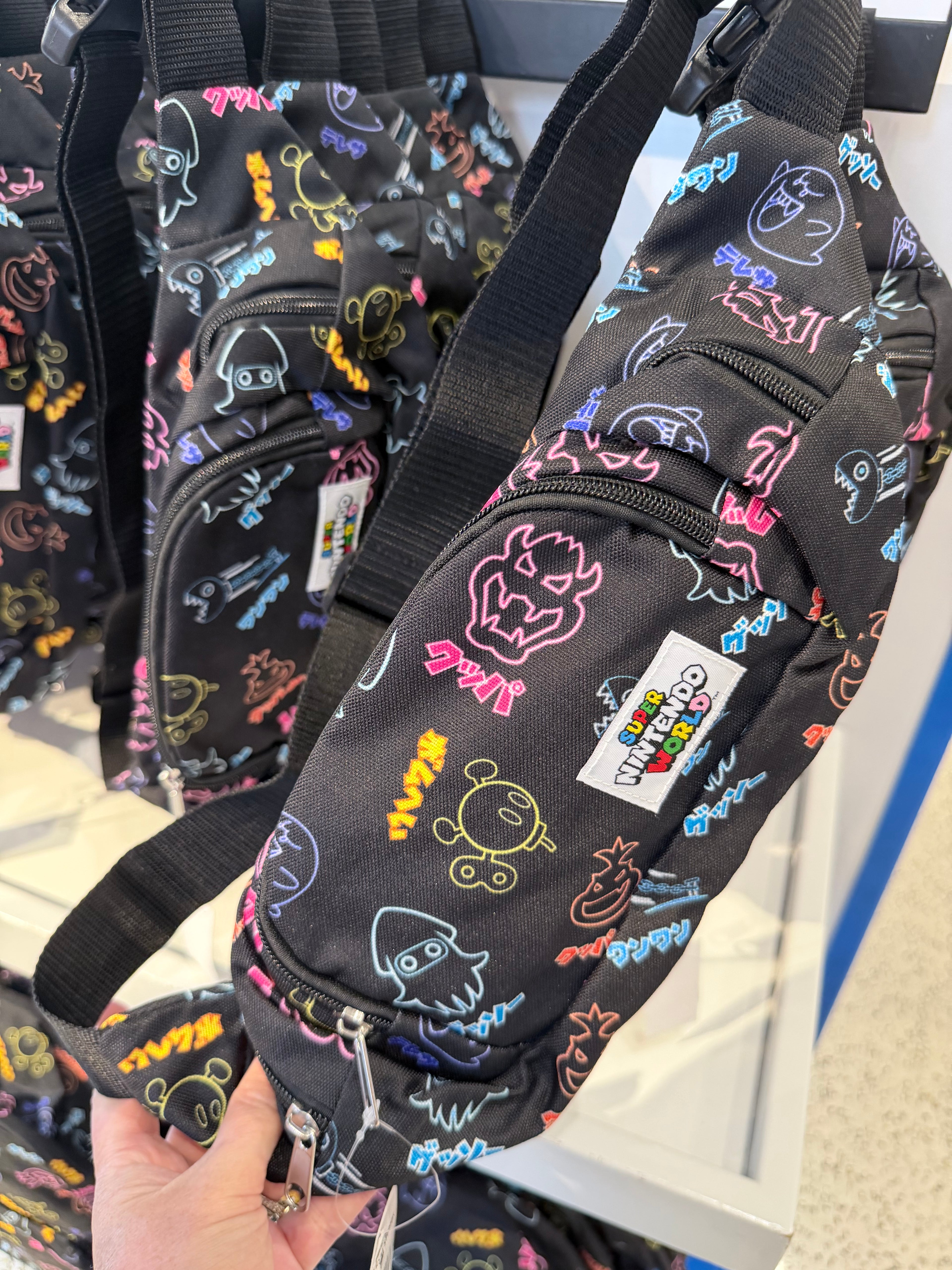 Super Nintendo World Neon Bumbag