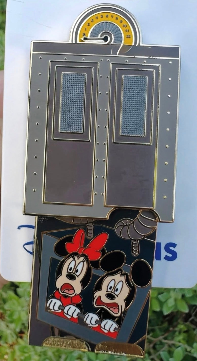 Hollywood Tower Of Terror Mickey & Minnie Pin