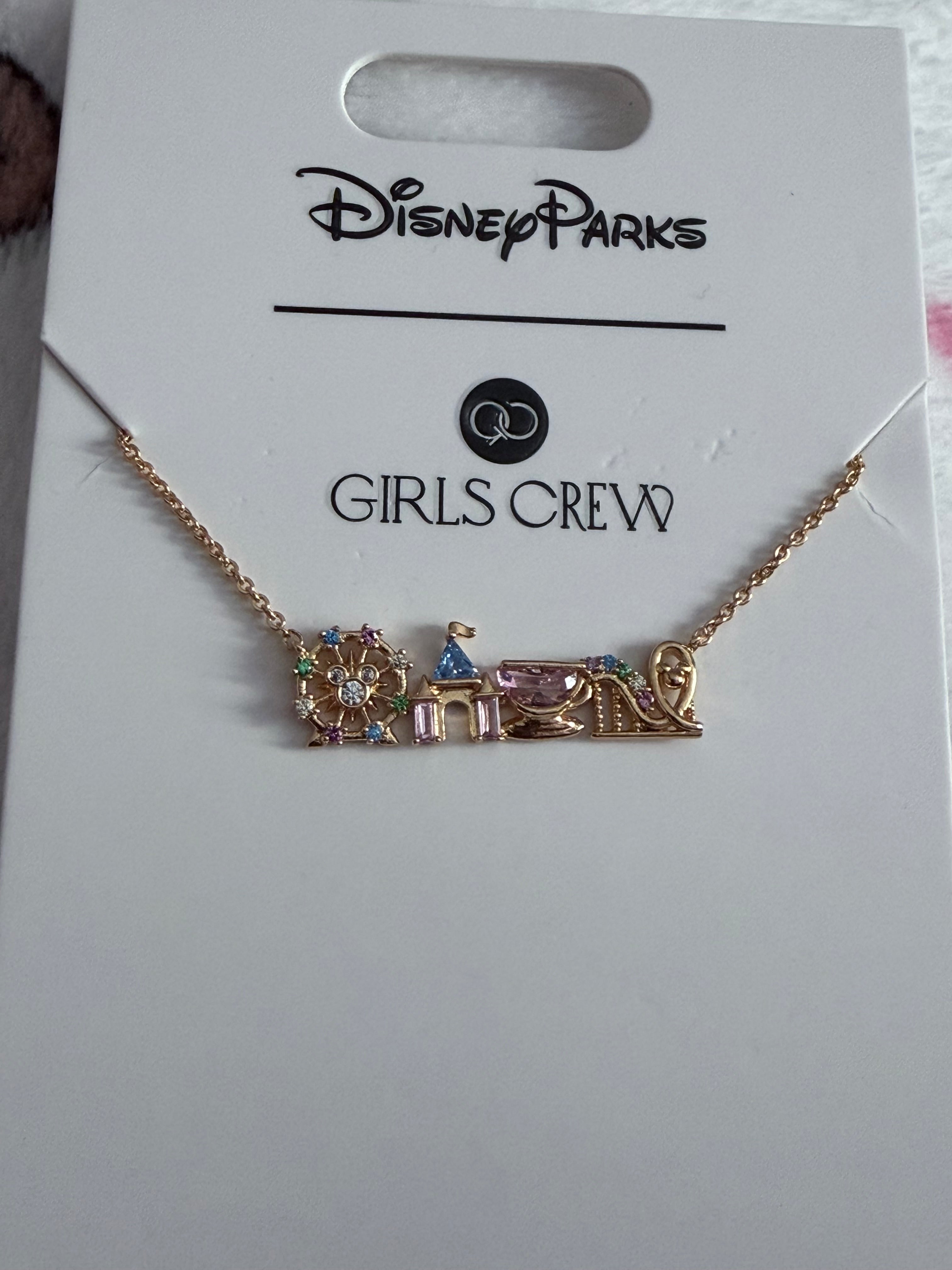 Girls Crew Disneyland Necklace