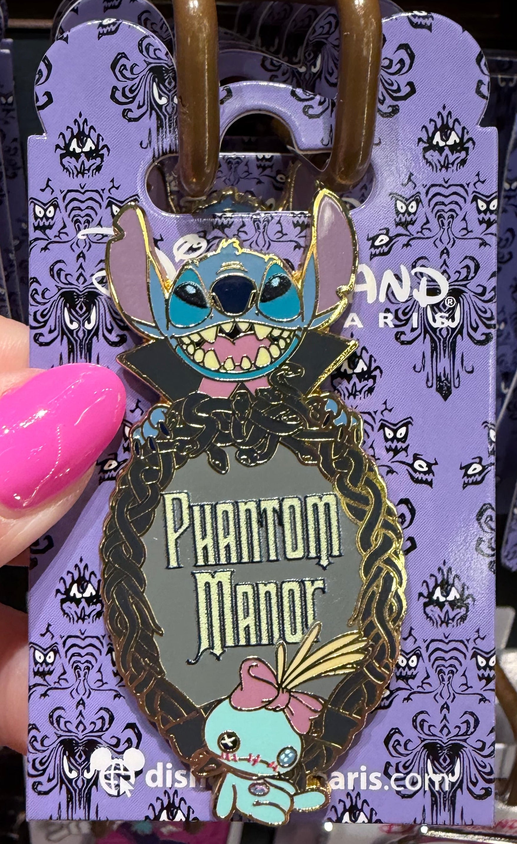 Stitch & Scrump Phantom Manor Pin