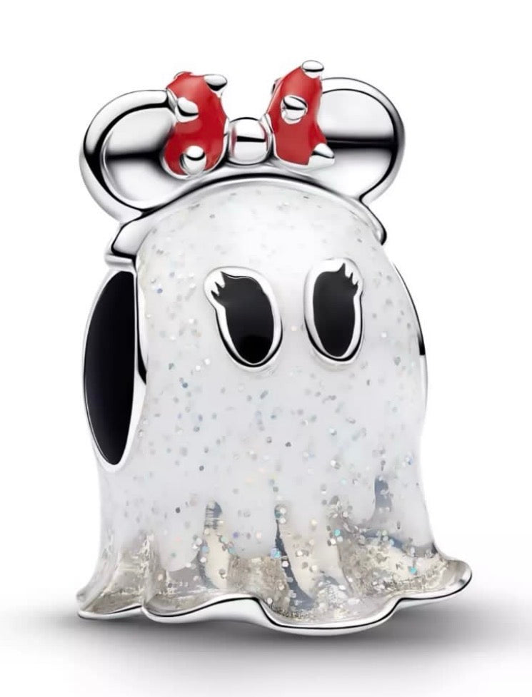 Disney Parks Minnie Mouse Glow In The Dark Pandora Charm