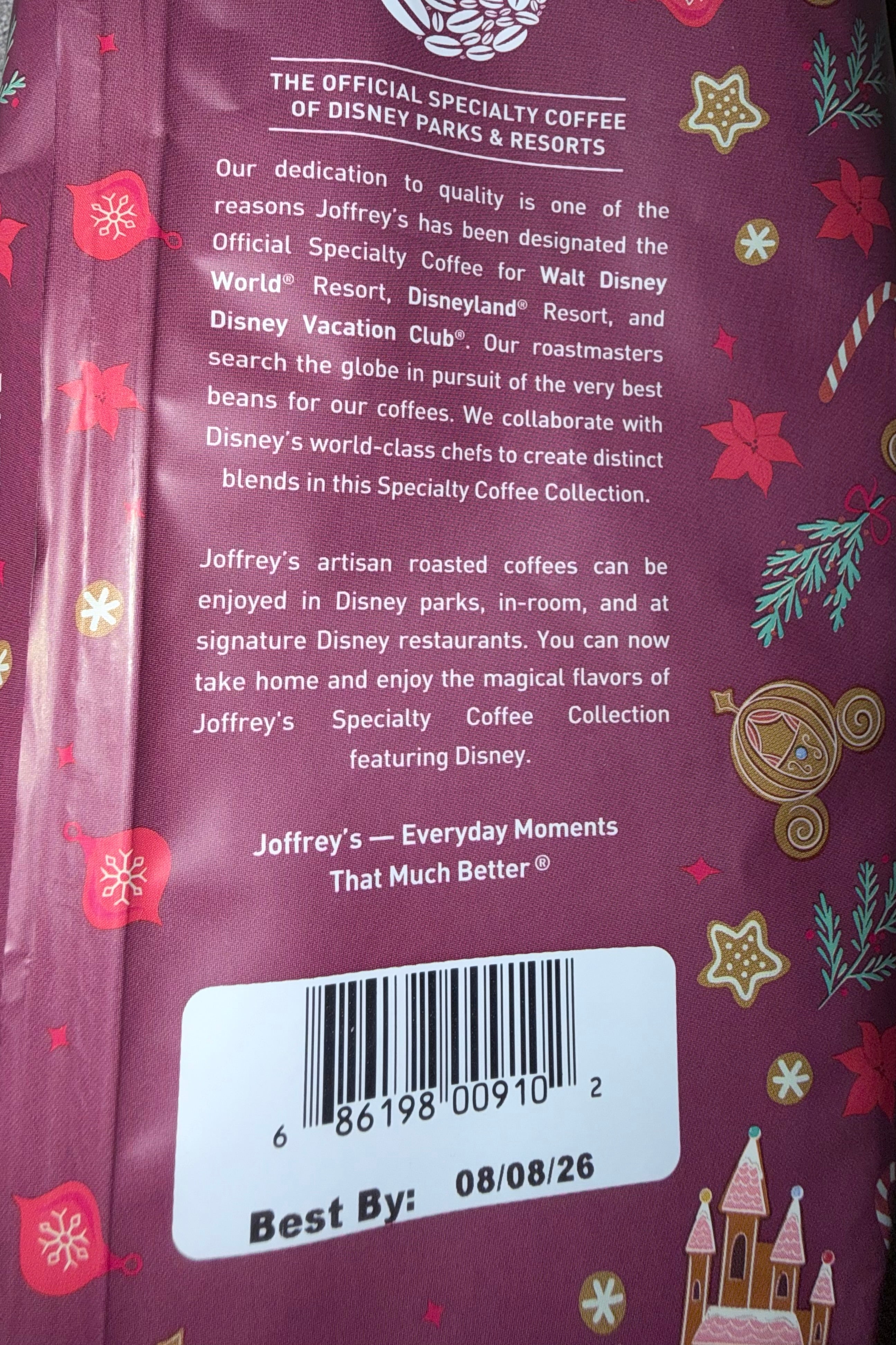 Joffrey’s Disney Princess Gingerbread Castle