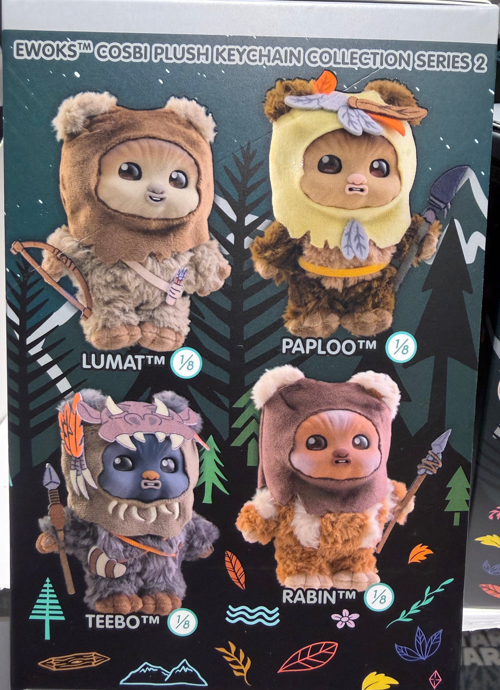 Ewok Cosbi Plush Keychain Series 2