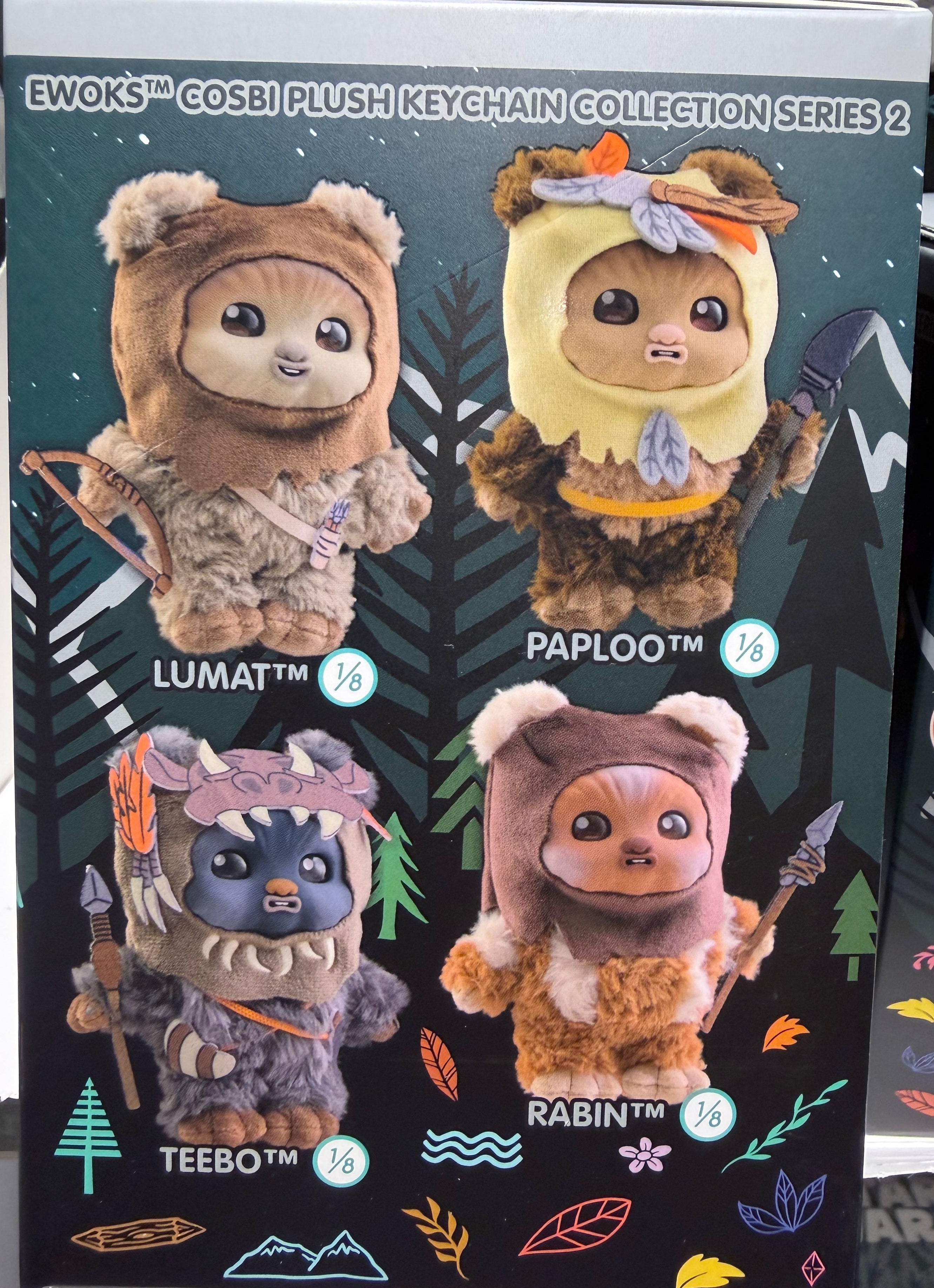 Ewok Cosbi Plush Keychain Series 2