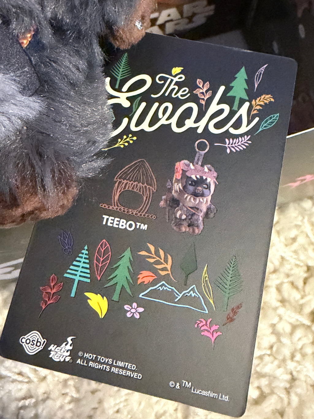 Ewok Cosbi Plush Keychain Series 2 - TEEBO