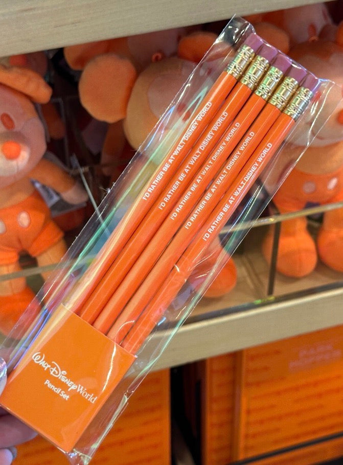 Walt Disney World Logo Mania Pencils