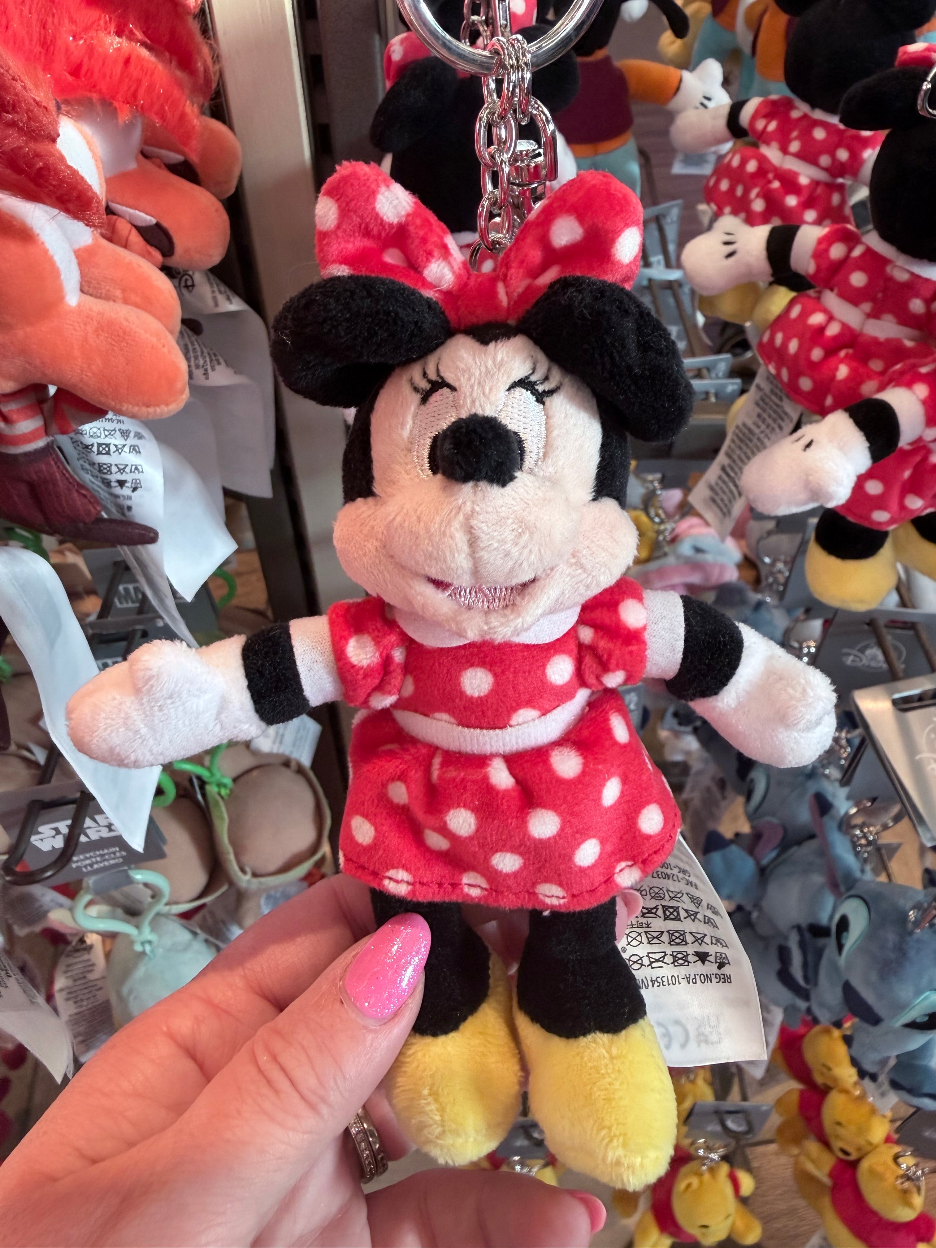 Disney mini plush Keyring - 13 Characters available