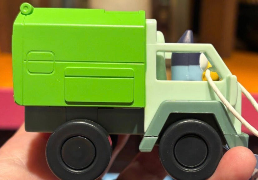 Bluey Green Garbage Truck Toy