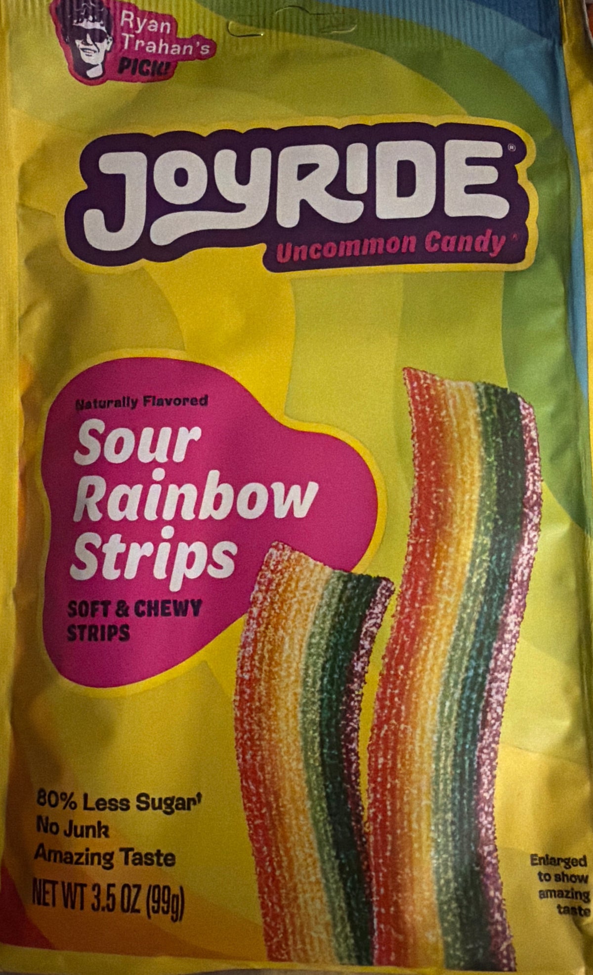 JOYRIDE Candy Sour Rainbow Strips - 3.5oz
