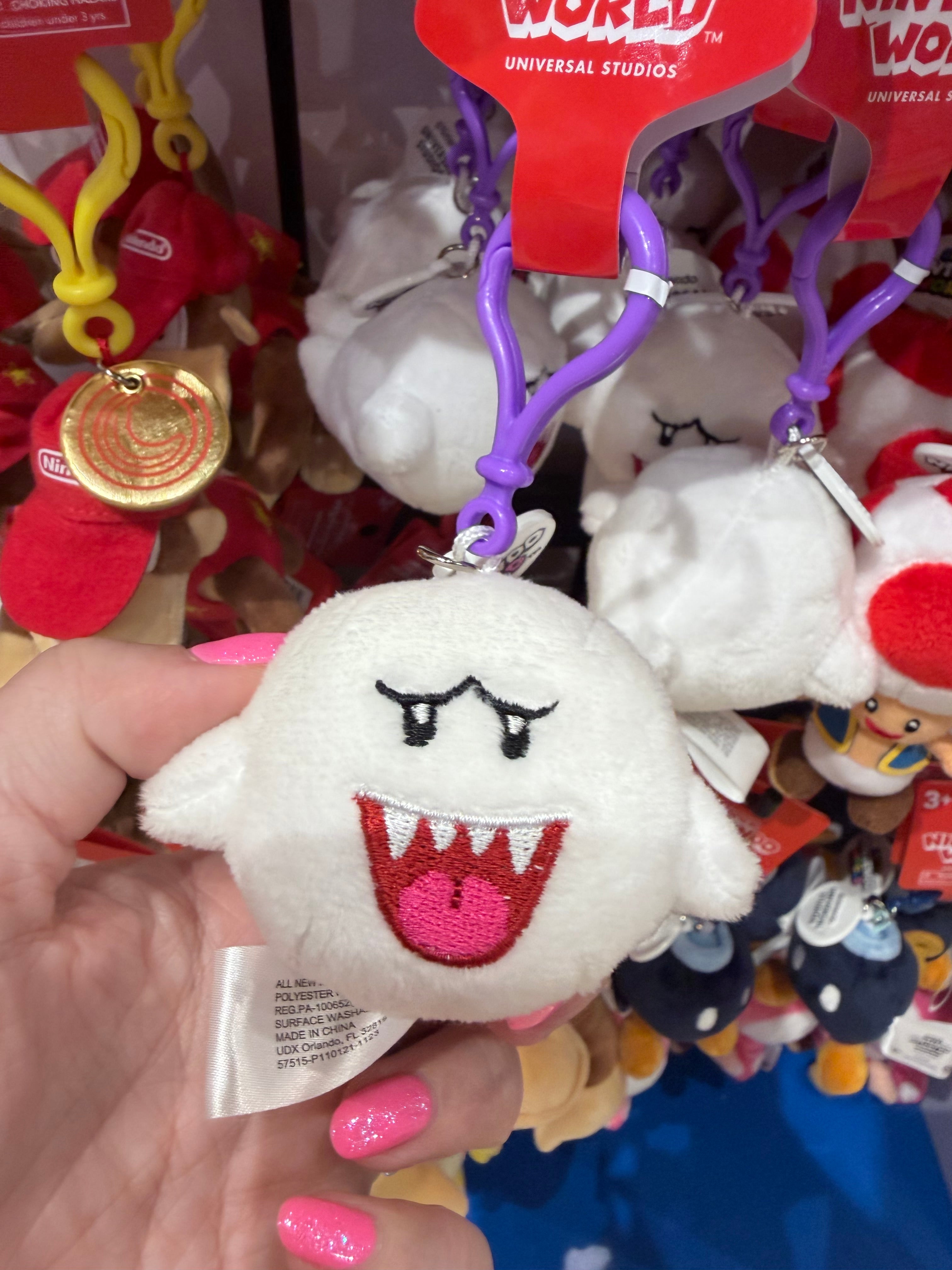 Super Nintendo World Plush Keychain