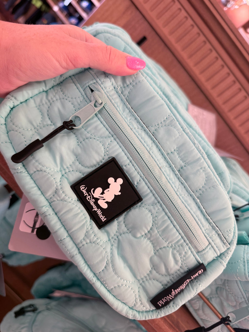 Mickey Light Blue Bumbag