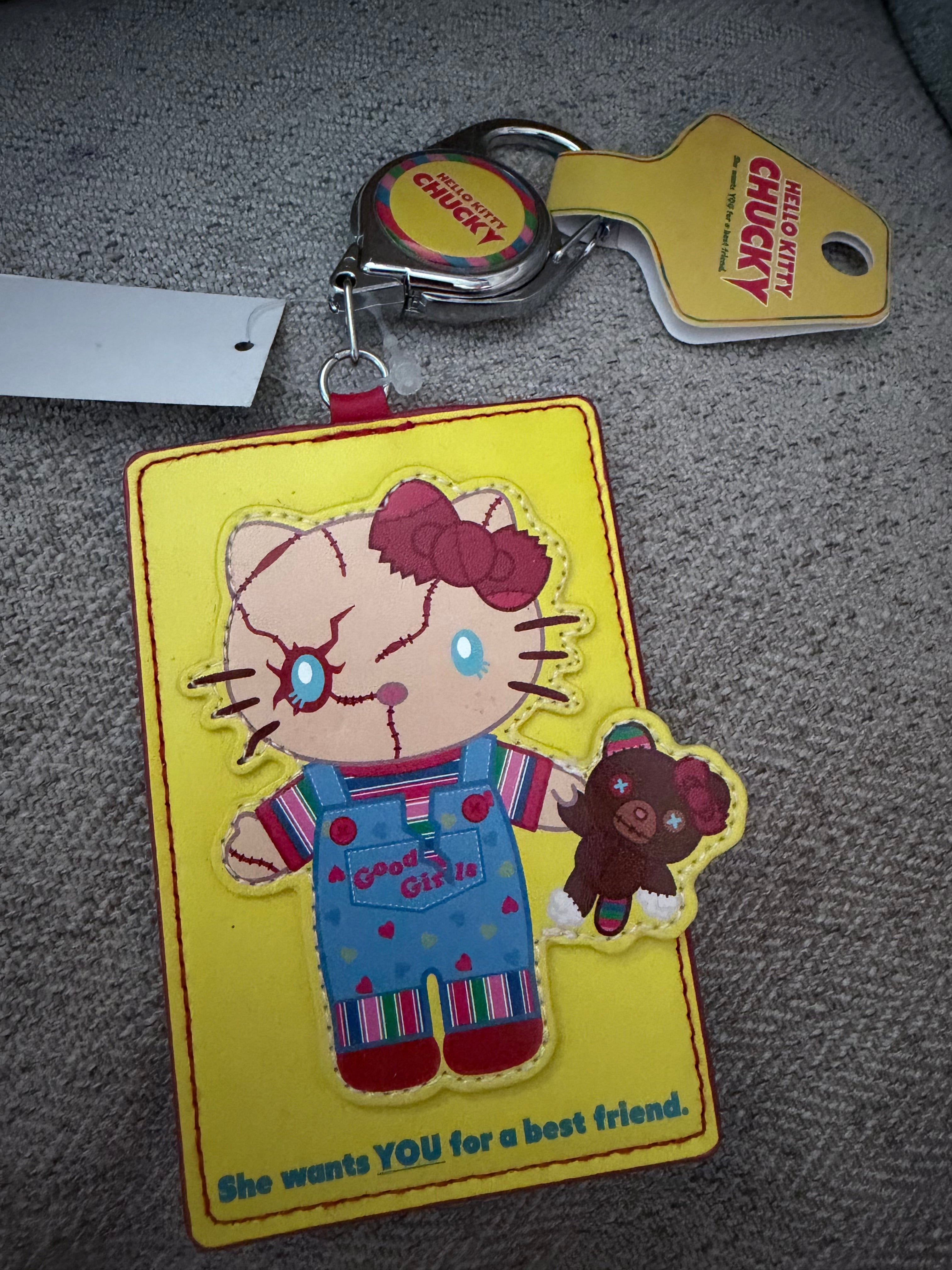 Hello Kitty Retractable Cardholder