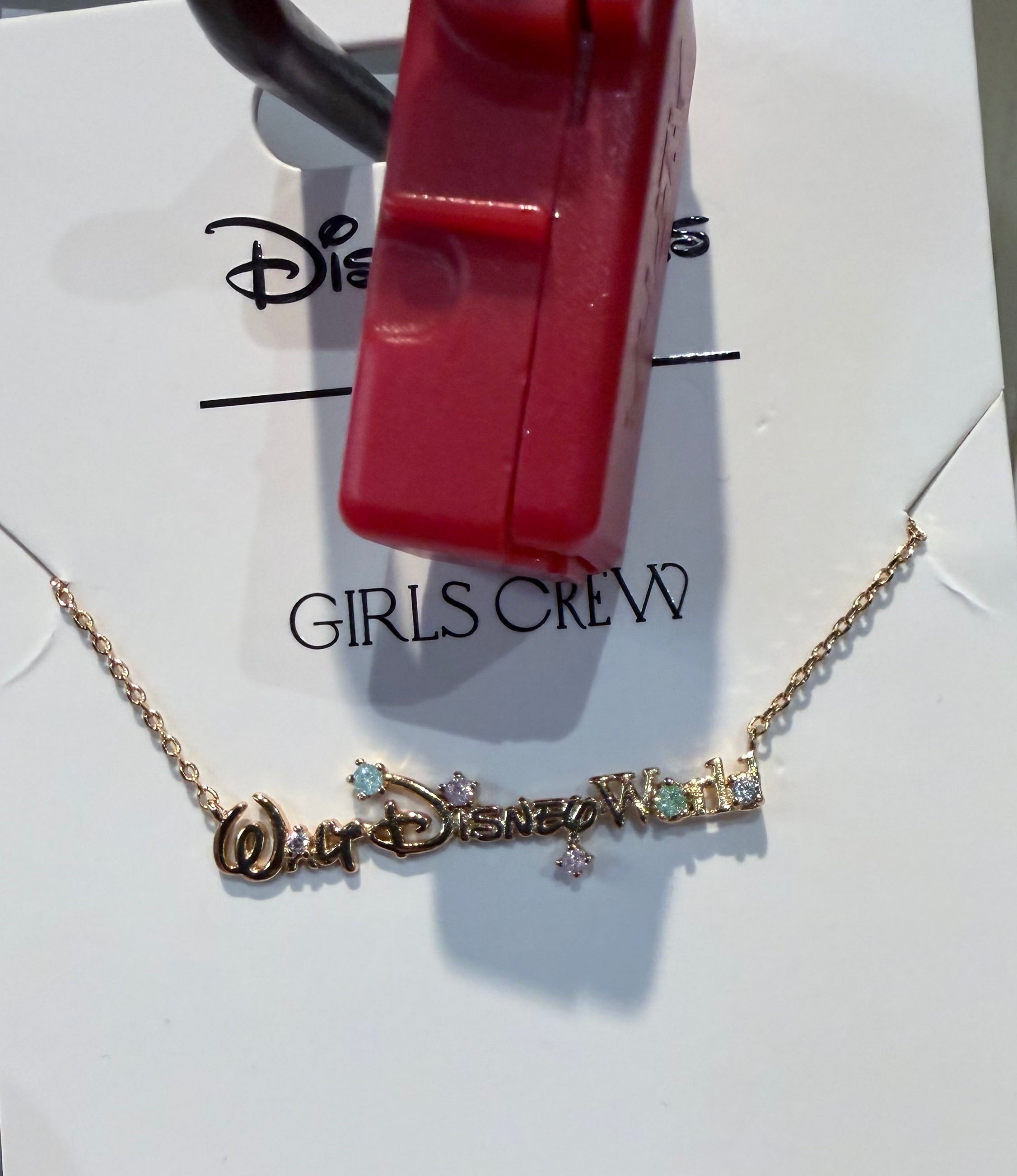 Disney Parks Girls Crew Walt Disney World Necklace
