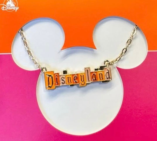 Disneyland Logo Mania Necklace - 4 Styles
