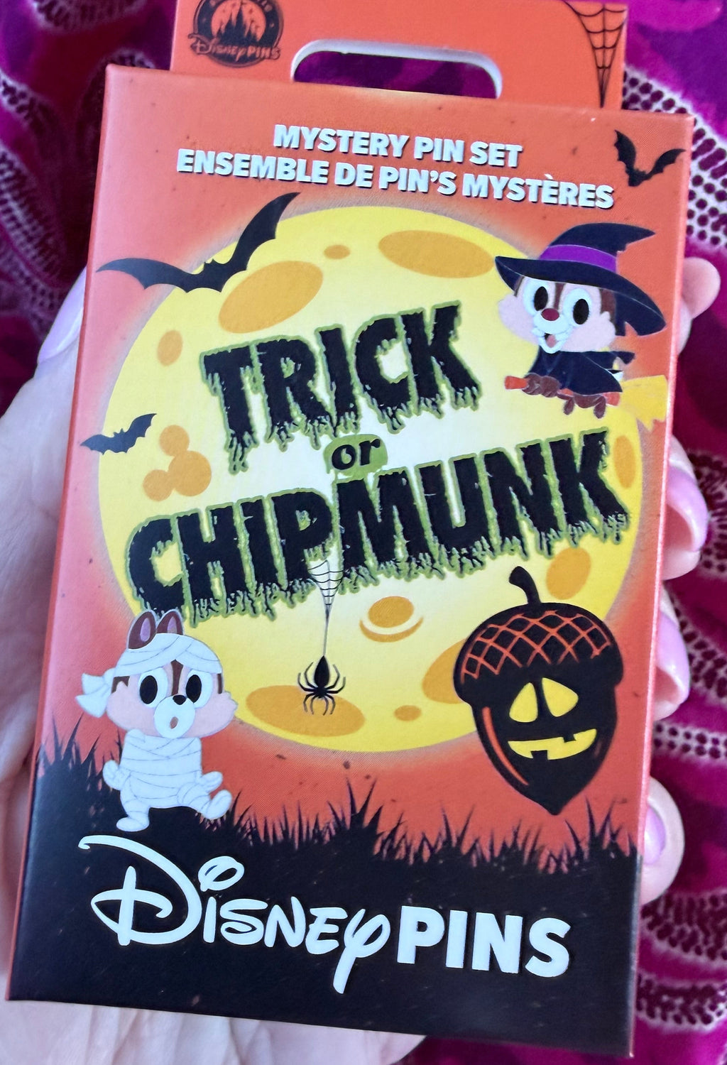 Trick Or Chipmunk Mystery Pin Set