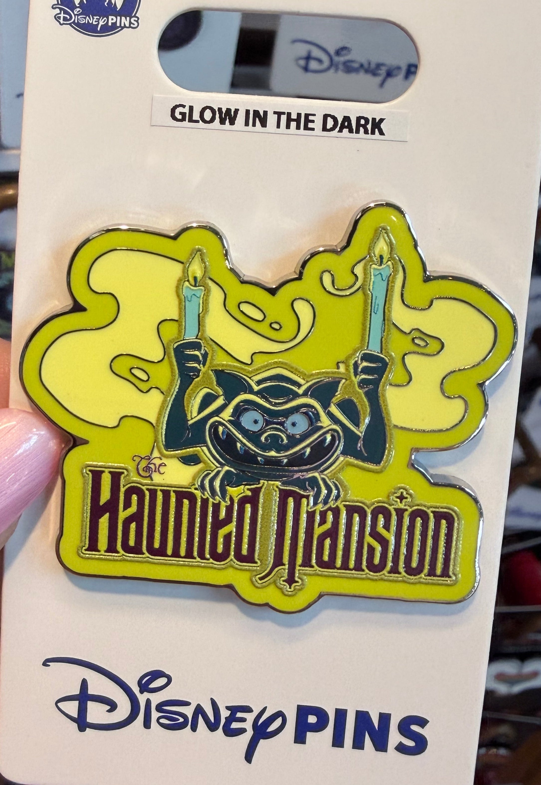 Haunted Mansion Glow In The Dark Pin