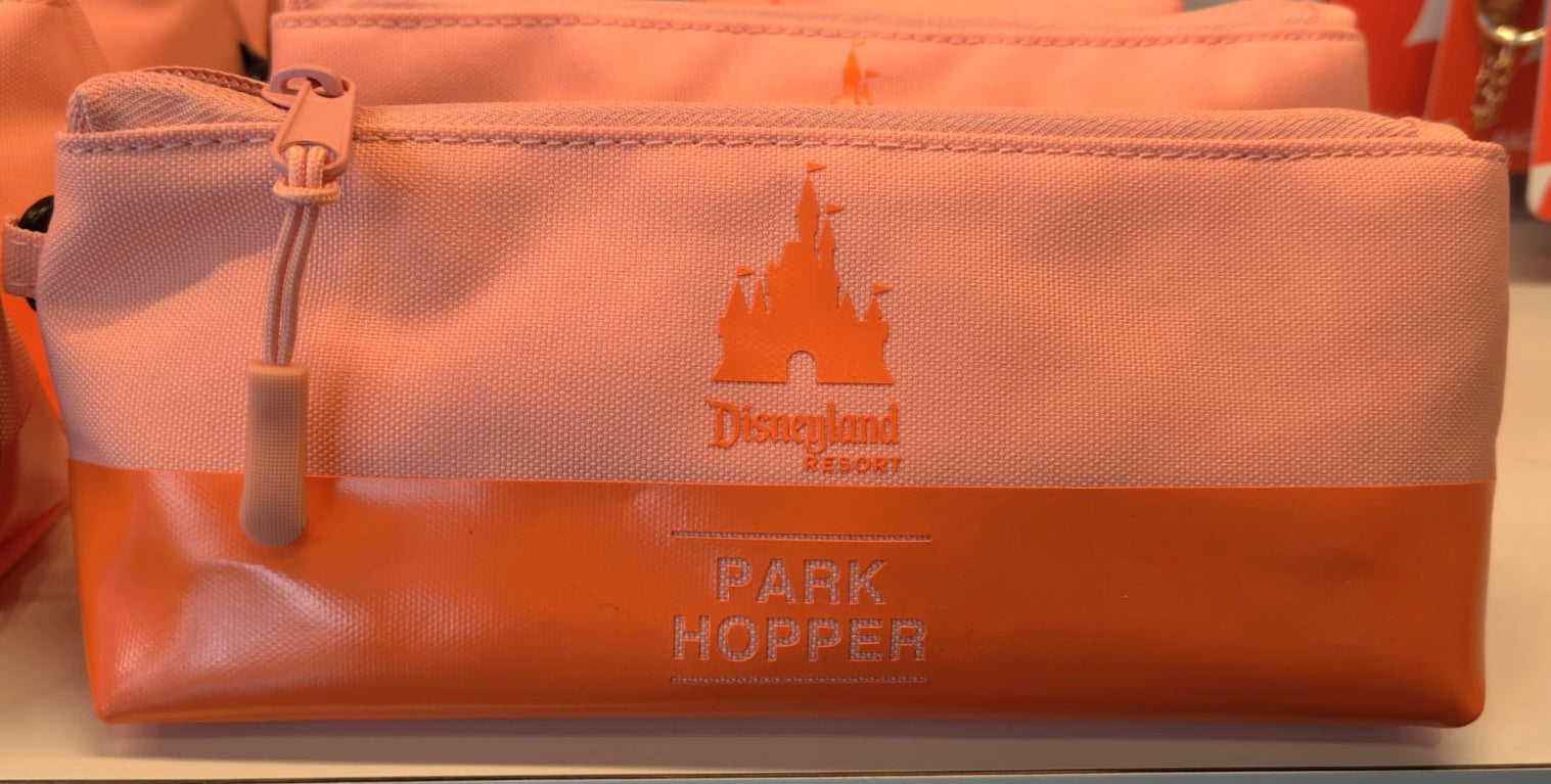 Disneyland Logo Mania Pencil Case - Orange, Pink, Blue or Green