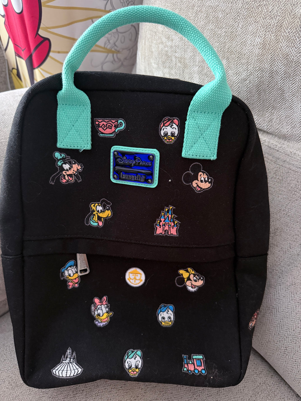 Disney Parks Loungefly Canvas Backpack