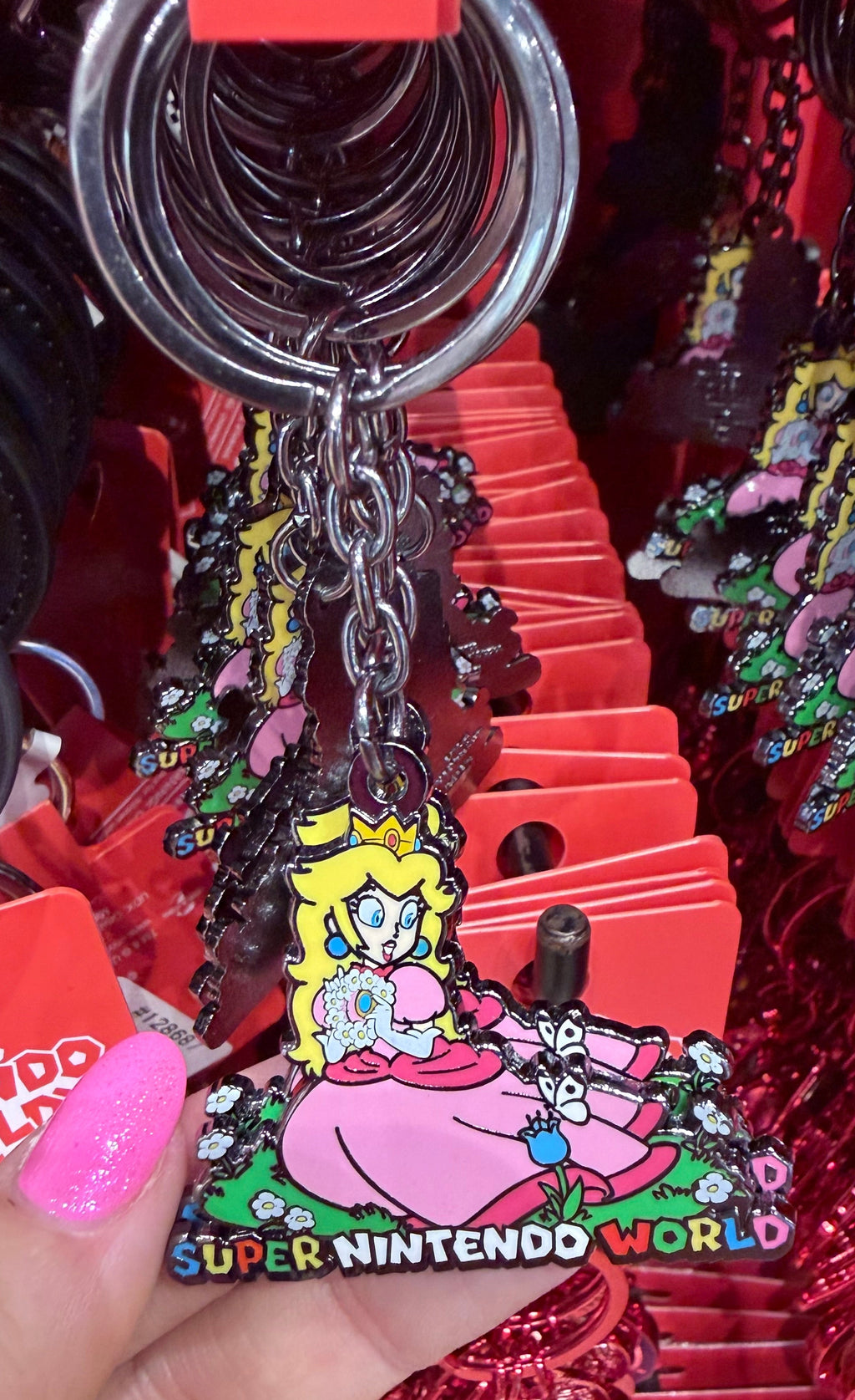 Super Nintendo World Character Keyring