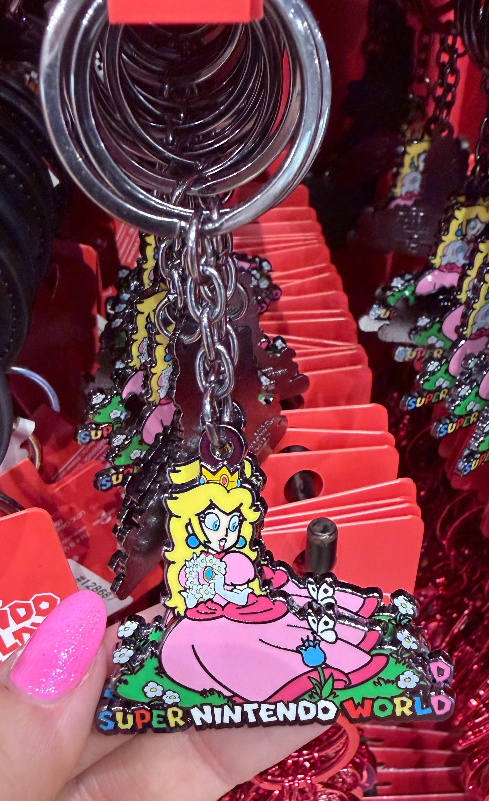 Super Nintendo World Character Keyring