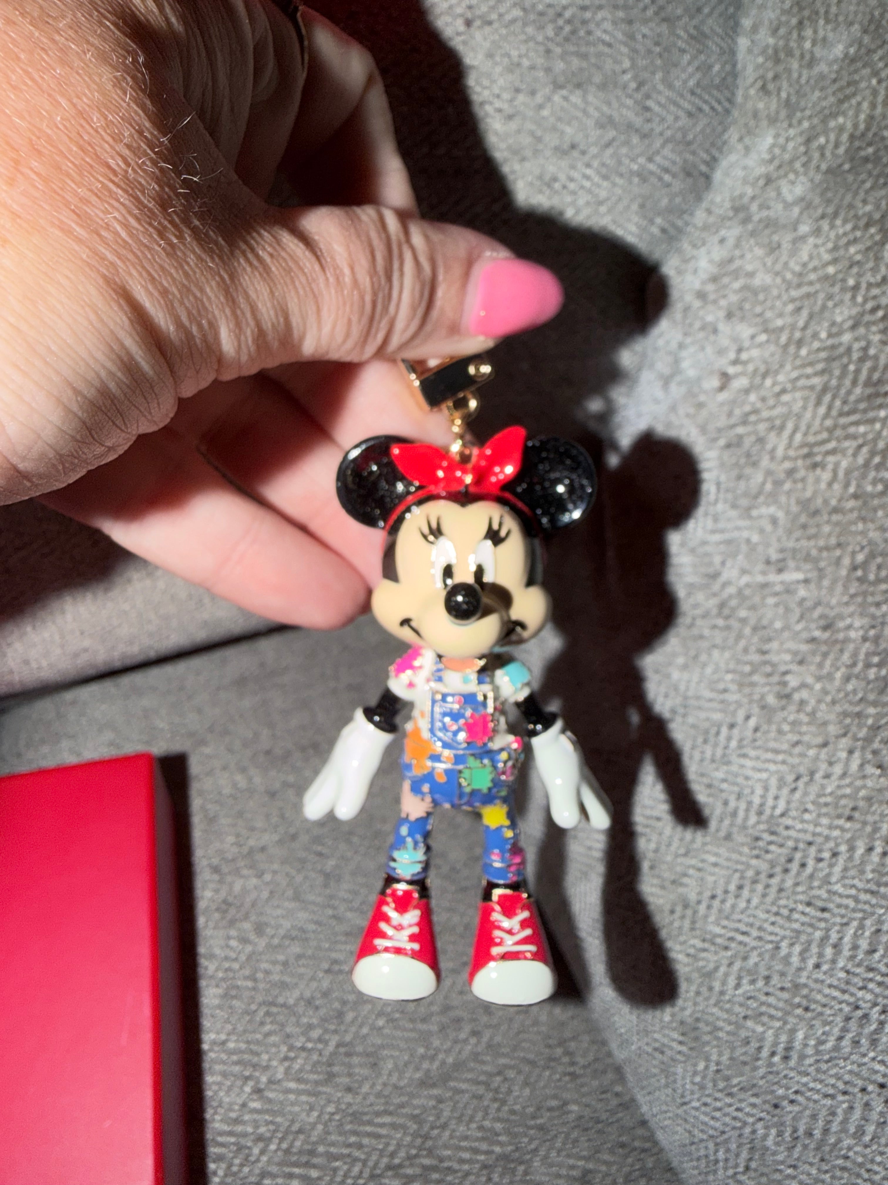 Minnie Artist Baublebar Bag Charm