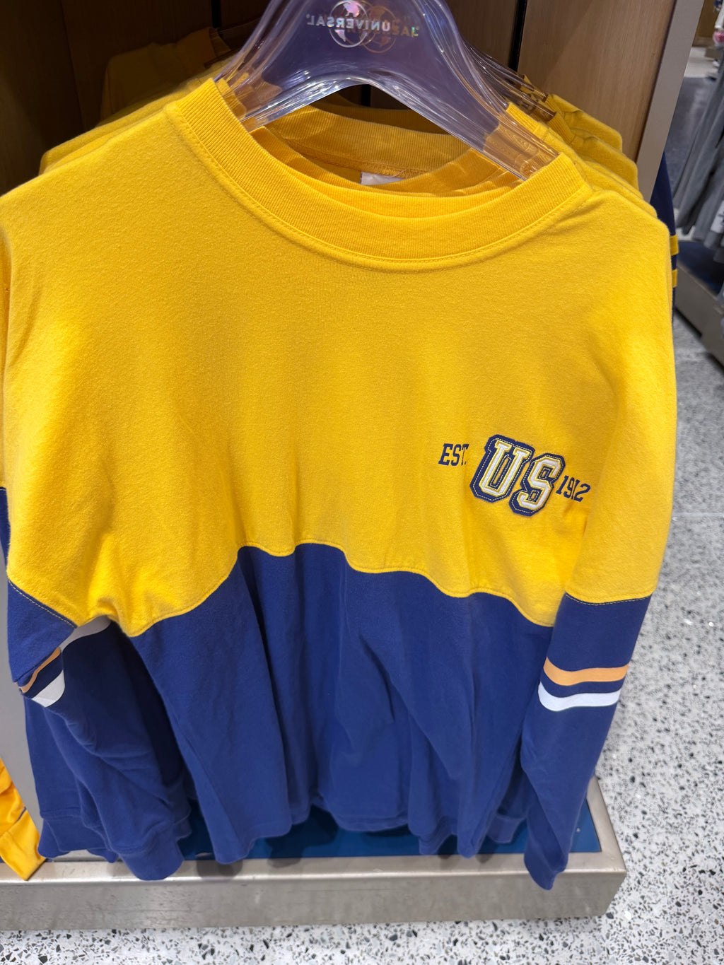Universal Studios Spirit Jersey Yellow Varsity