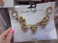 Stoney Clover Five Gold Mickey Heads  Chain
