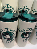 White Park Days and Lattes Tumbler with Slide Lid