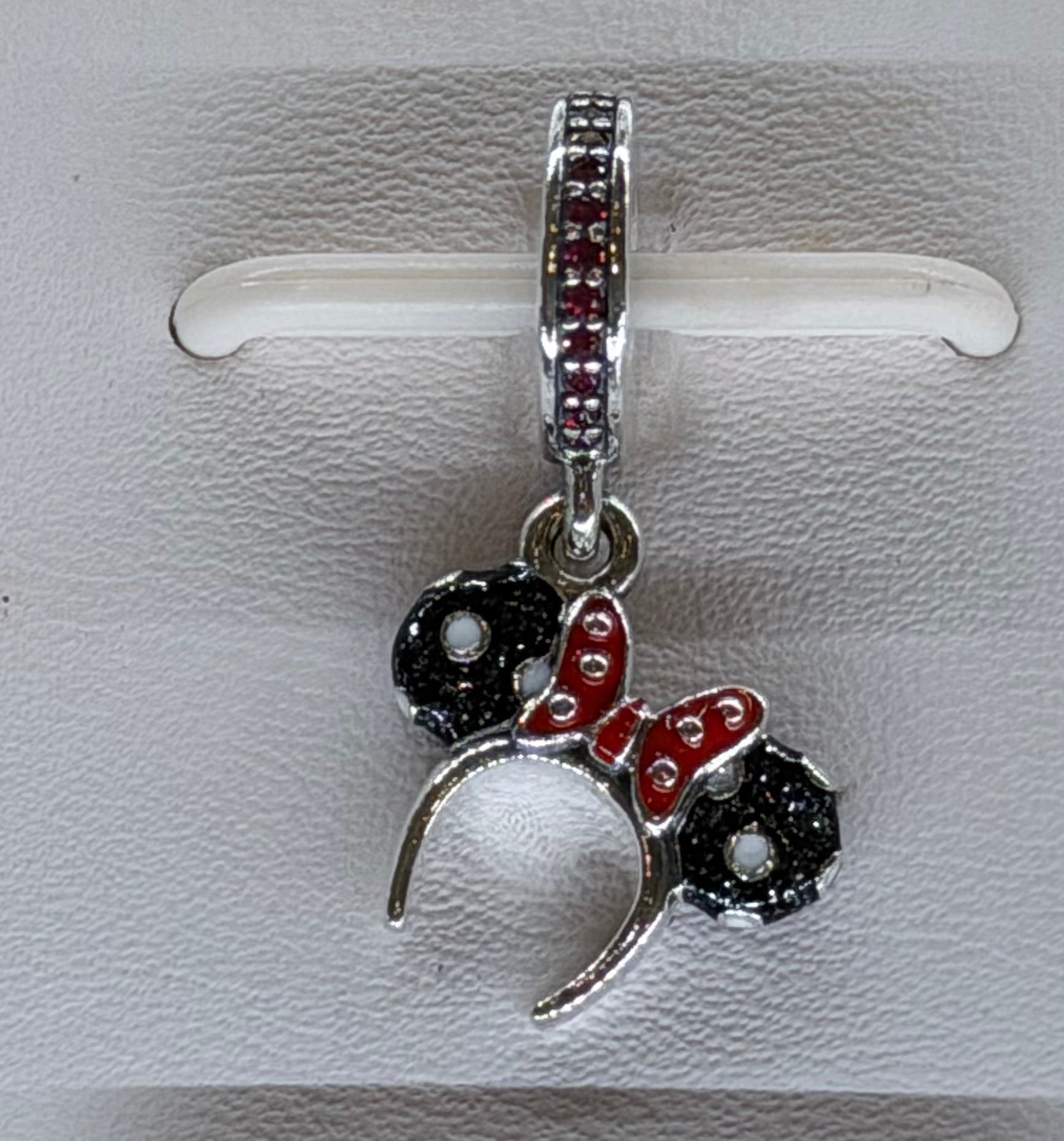 Pandora Disney Parks Minnie Polka Dot Ears Charm