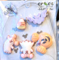 Ghost Pastel Croc Charms